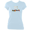 update alt-text with template Vishtèn "Mosaic" Ladies Fitted T-Shirt - T-shirt - Light Blue - Mudchutney