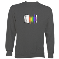 Rainbow Sound Wave Melodeon Sweatshirt