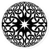 Celtic Woven Globe Sticker