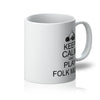 Keep Calm & Play Folk Music Mug