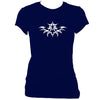 update alt-text with template Tribal Tattoo Ladies Fitted T-shirt - T-shirt - Navy - Mudchutney