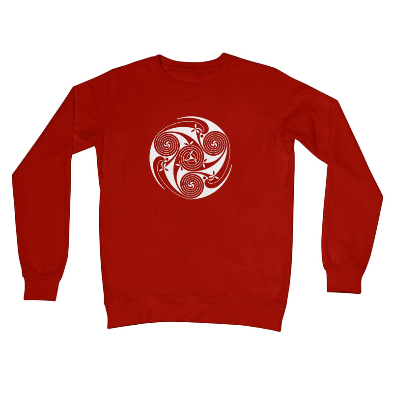 Celtic Swirls Crew Neck Sweatshirt