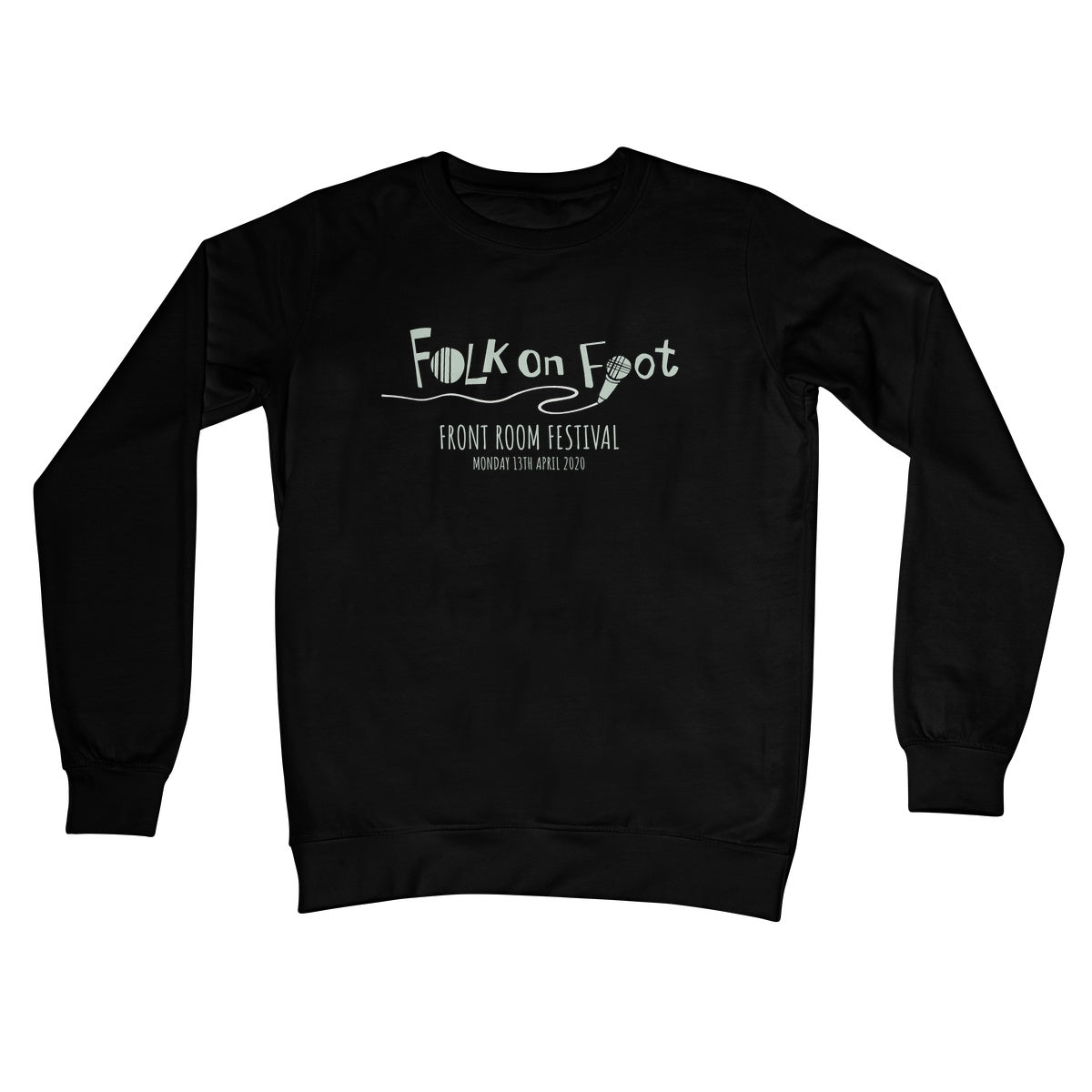 Folk on Foot 1 - April 2020 Crew Neck Sweatshirt