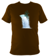 Mountain bike waterfall t-shirt