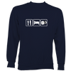 Eat, Sleep, Play Concertina Sweatshirt