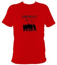 Sam Kelly and the Lost Boys T-shirt - T-shirt - Red - Mudchutney