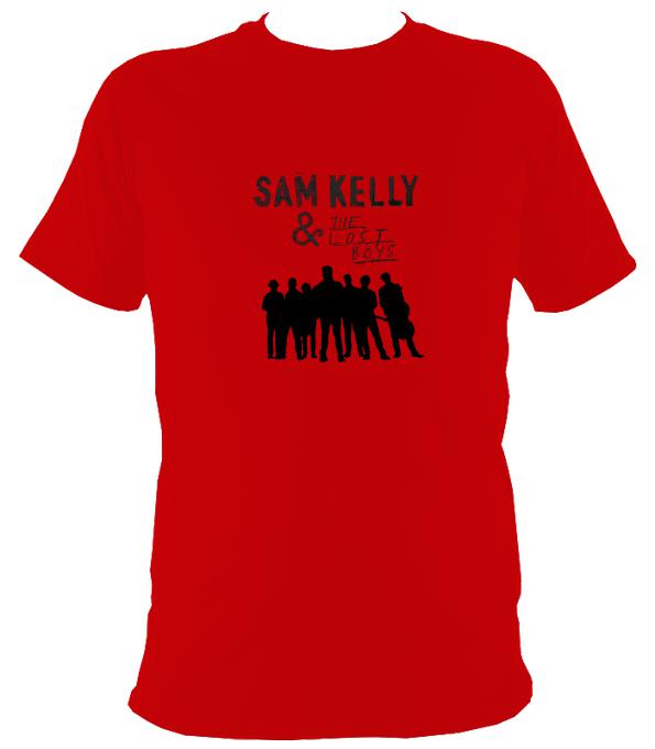 Sam Kelly and the Lost Boys T-shirt - T-shirt - Red - Mudchutney