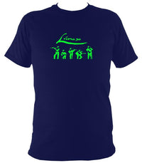 Lúnasa Irish Band T-shirt - T-shirt - Navy - Mudchutney