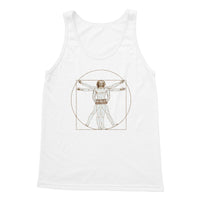 Da Vinci Vitruvian Man Concertina Tank Top