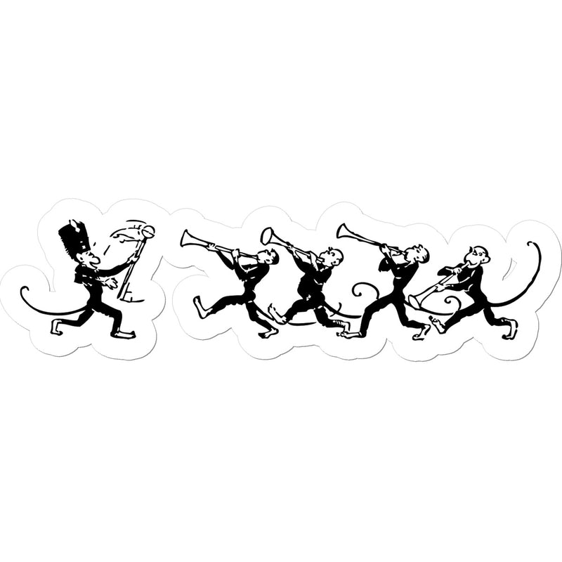 Monkey Band Sticker