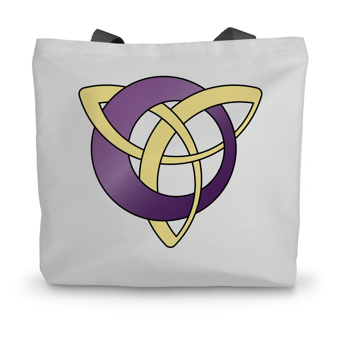 Modern Celtic Design Canvas Tote Bag