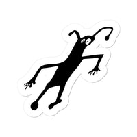 Caveman Alien Sticker