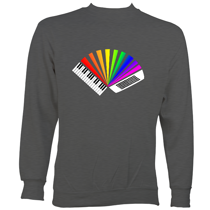 Rainbow Piano Accordion Sweatshirt