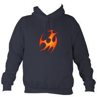 Tribal Fire Hoodie-Hoodie-Denim-Mudchutney