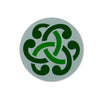 Green Celtic Knot Glass Chopping Board