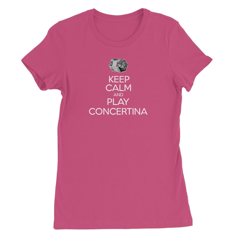 Keep Calm & Play English Concertina Women's T-shirt