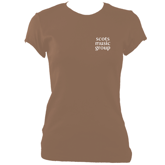 Scots Music Group "Small Logo" Womens Fitted T-shirt
