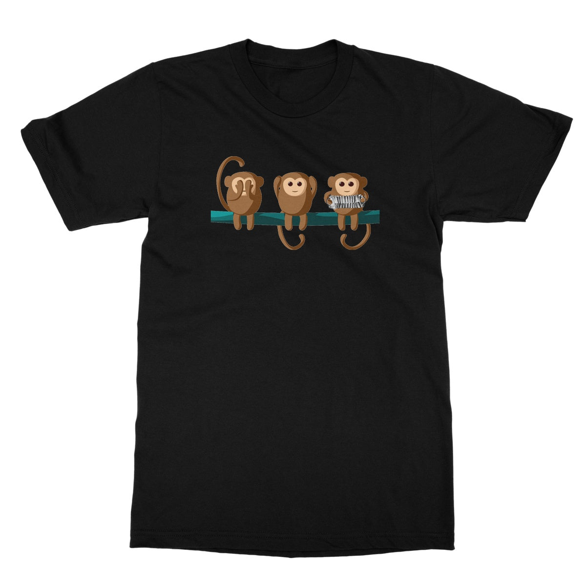 Play No Concertina Monkeys T-Shirt