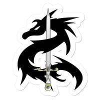 Dragon & Sword Sticker