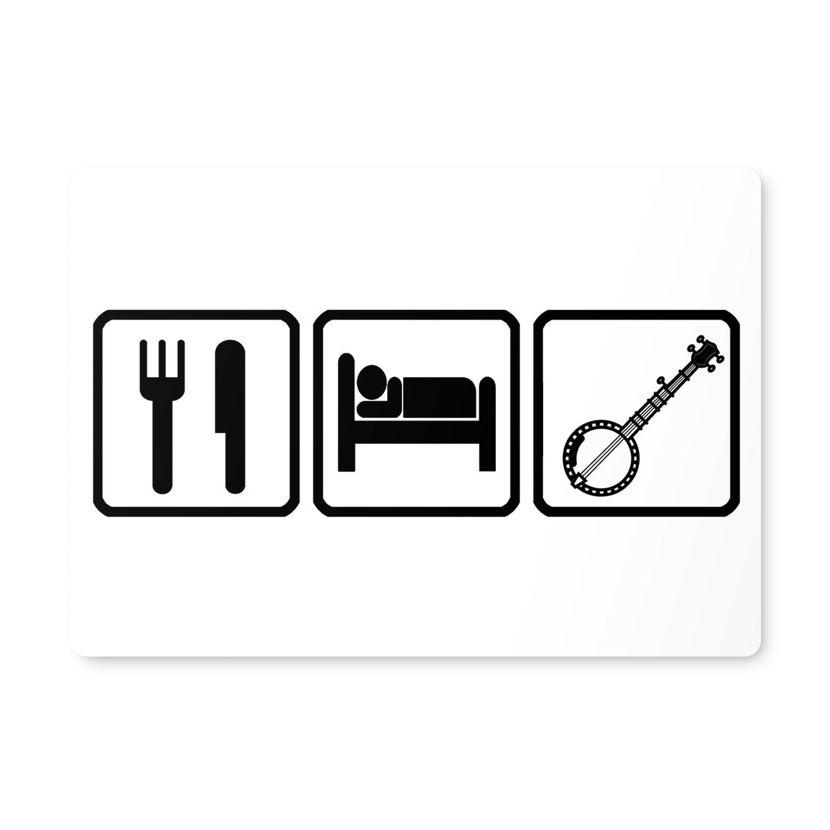 Eat Sleep & Play Banjo Placemat