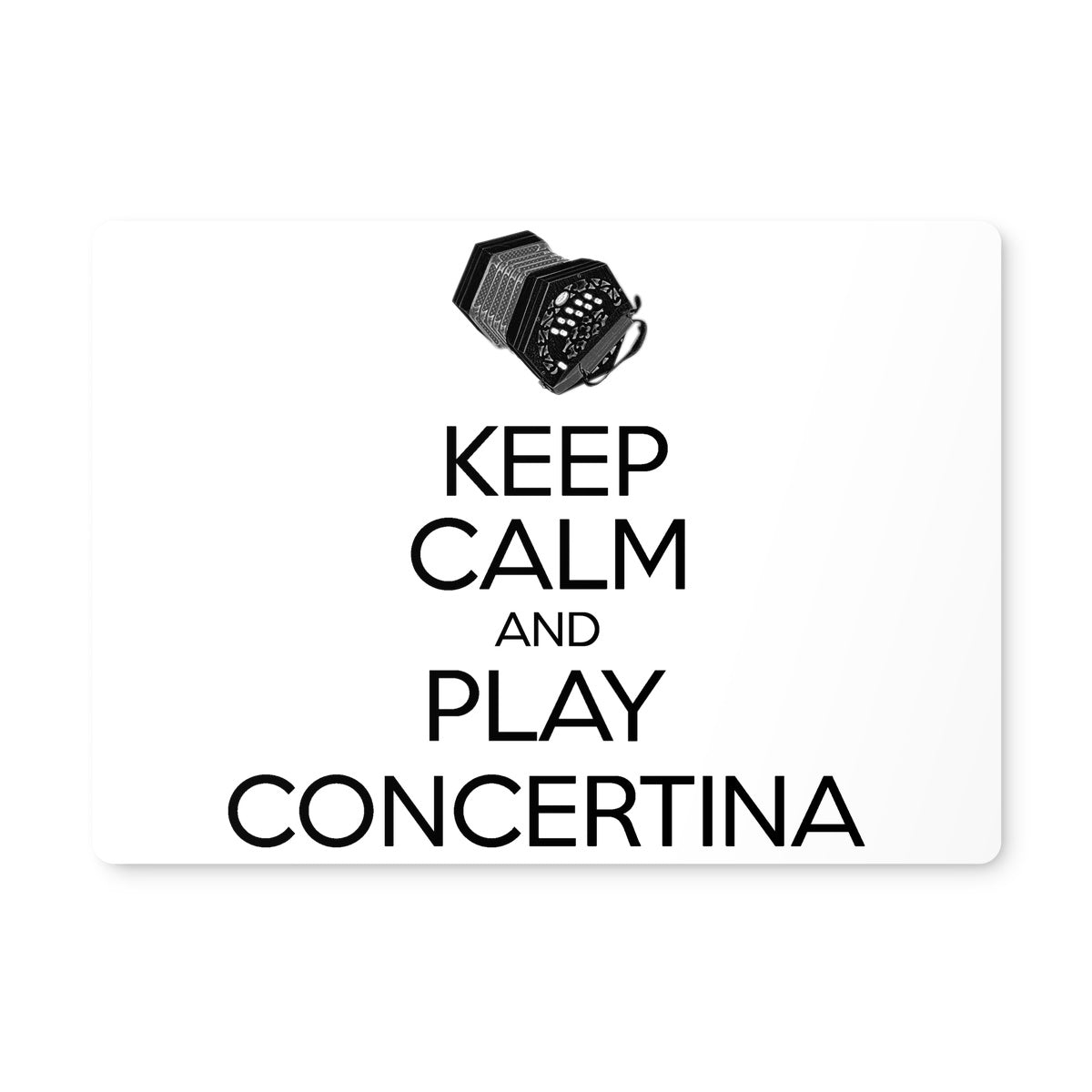 Keep Calm & Play Anglo Concertina Placemat