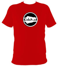 Eabhal Large Logo T-Shirt - T-shirt - Red - Mudchutney