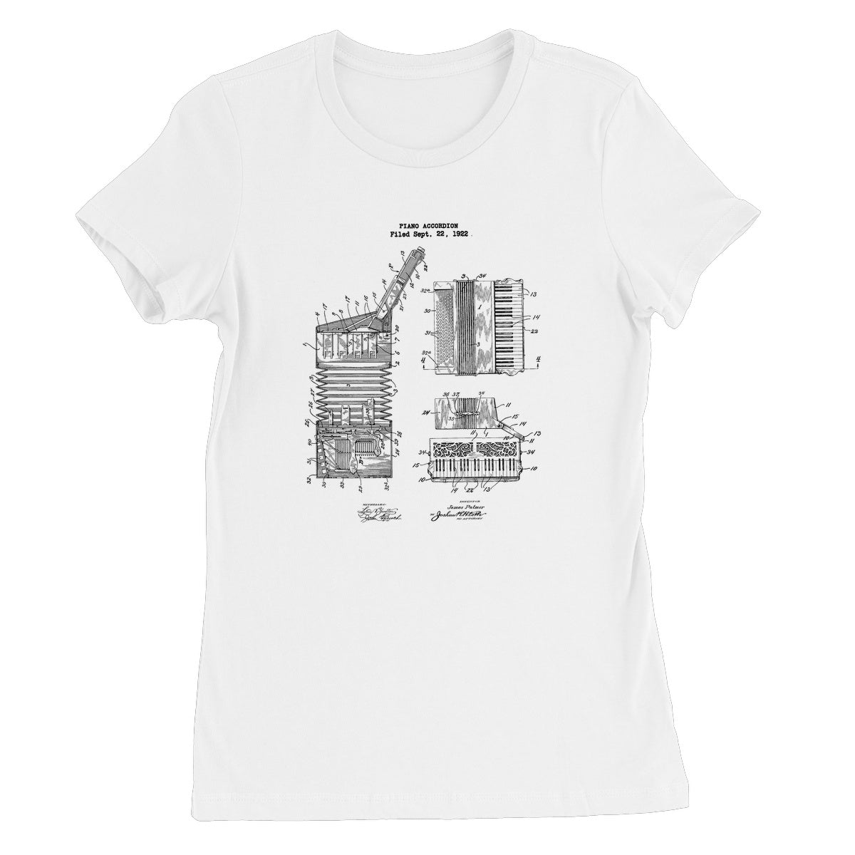 Accordion Patent Women's T-Shirt