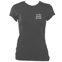 Scots Music Group "Small Logo" Womens Fitted T-shirt