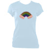 update alt-text with template Rainbow Accordion Ladies Fitted T-shirt - T-shirt - Light Blue - Mudchutney
