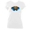 Concertina Superman Women's Fitted T-shirt