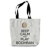 Keep Calm & Play Bodhran Canvas Tote Bag