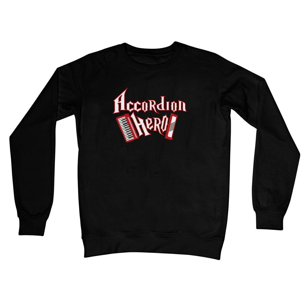 Accordion Hero Crew Neck Sweatshirt