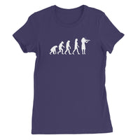 Evolution of Female Fiddle Players Women's Favourite T-Shirt