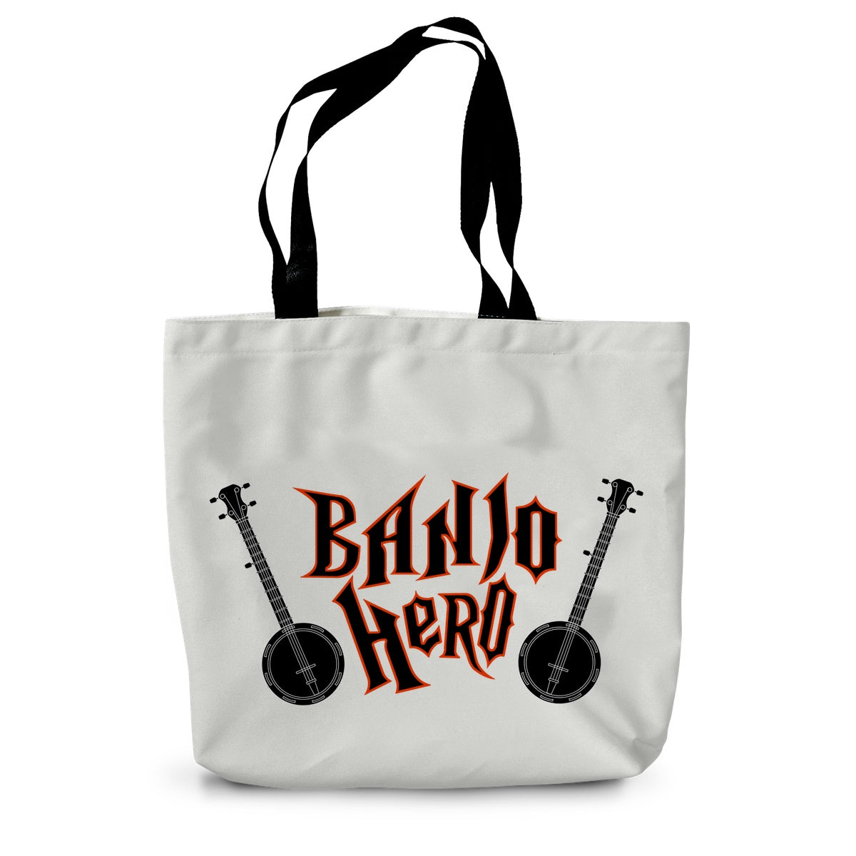 Banjo Hero Canvas Tote Bag
