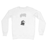 Banksy Style Accordion Crew Neck Sweatshirt