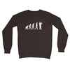 Evolution of Flute Players Crew Neck Sweatshirt