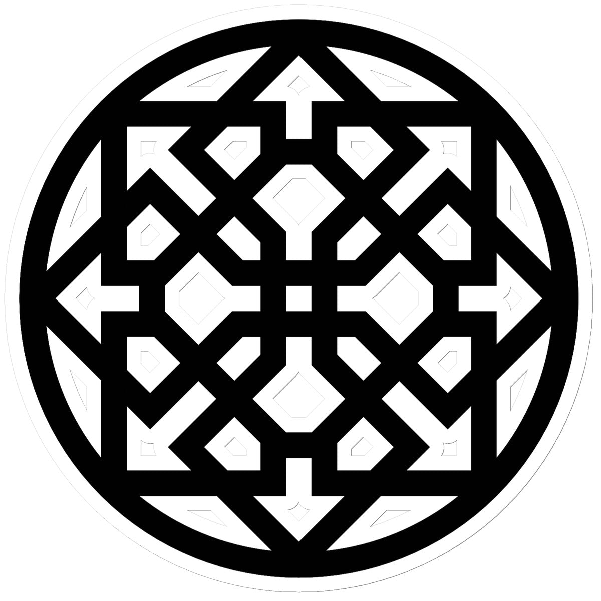 Celtic Key Sticker