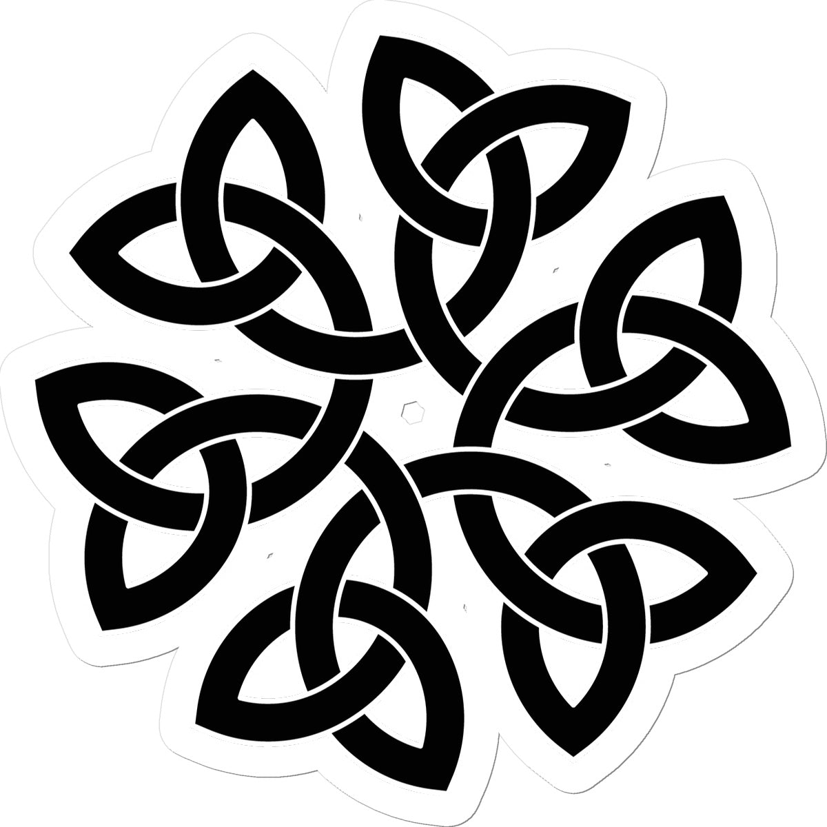 Celtic Flower Sticker