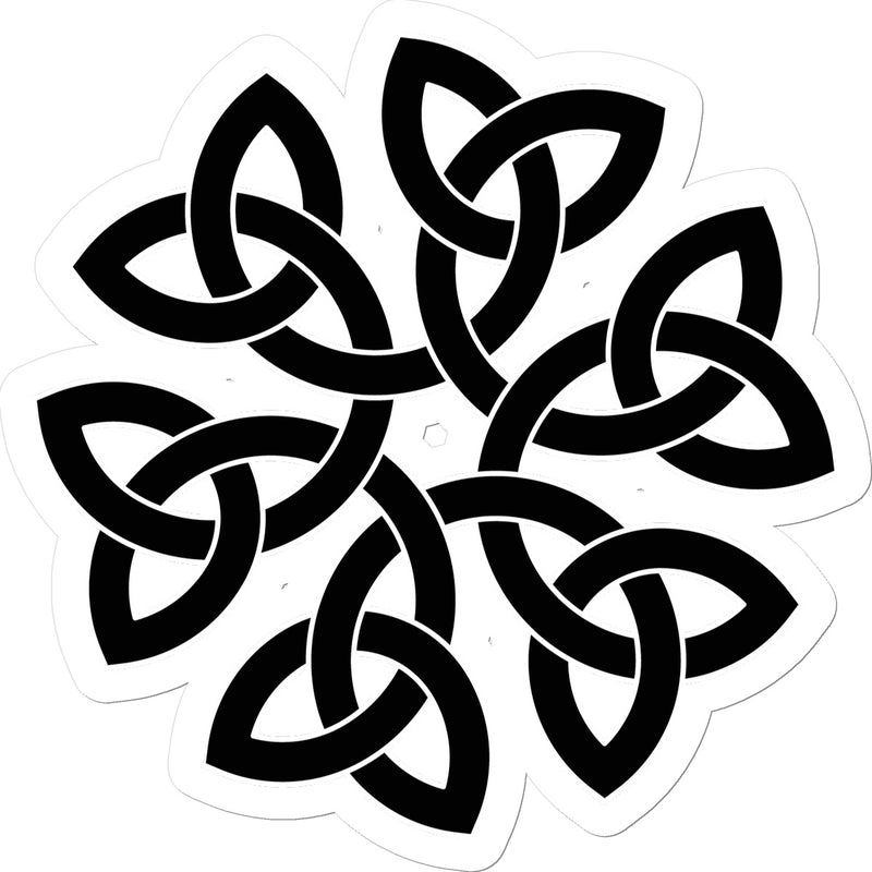 Celtic Flower Sticker