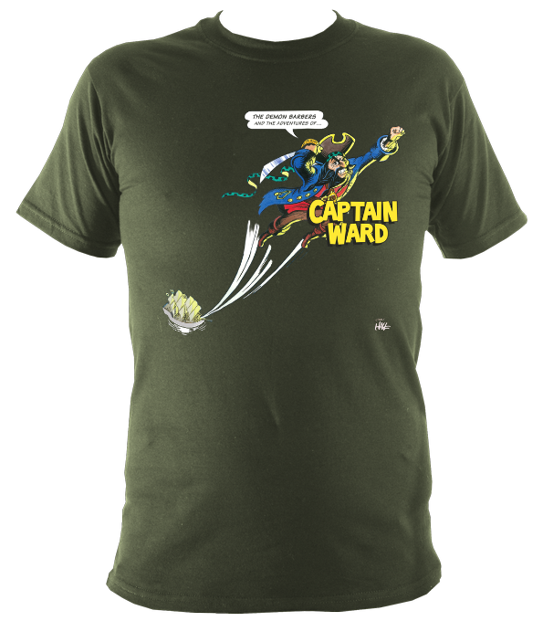 The Demon Barbers "Captain Ward" T-shirt