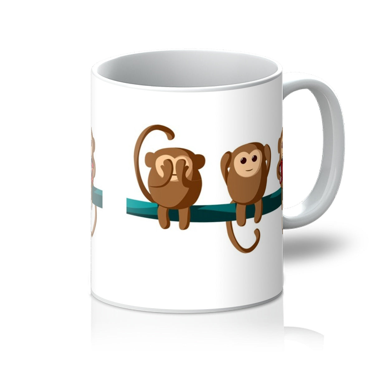 Play No Accordion Monkeys Mug