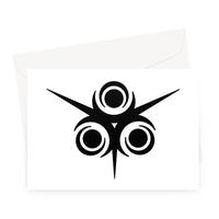 Star And Circle Tribal Greeting Card