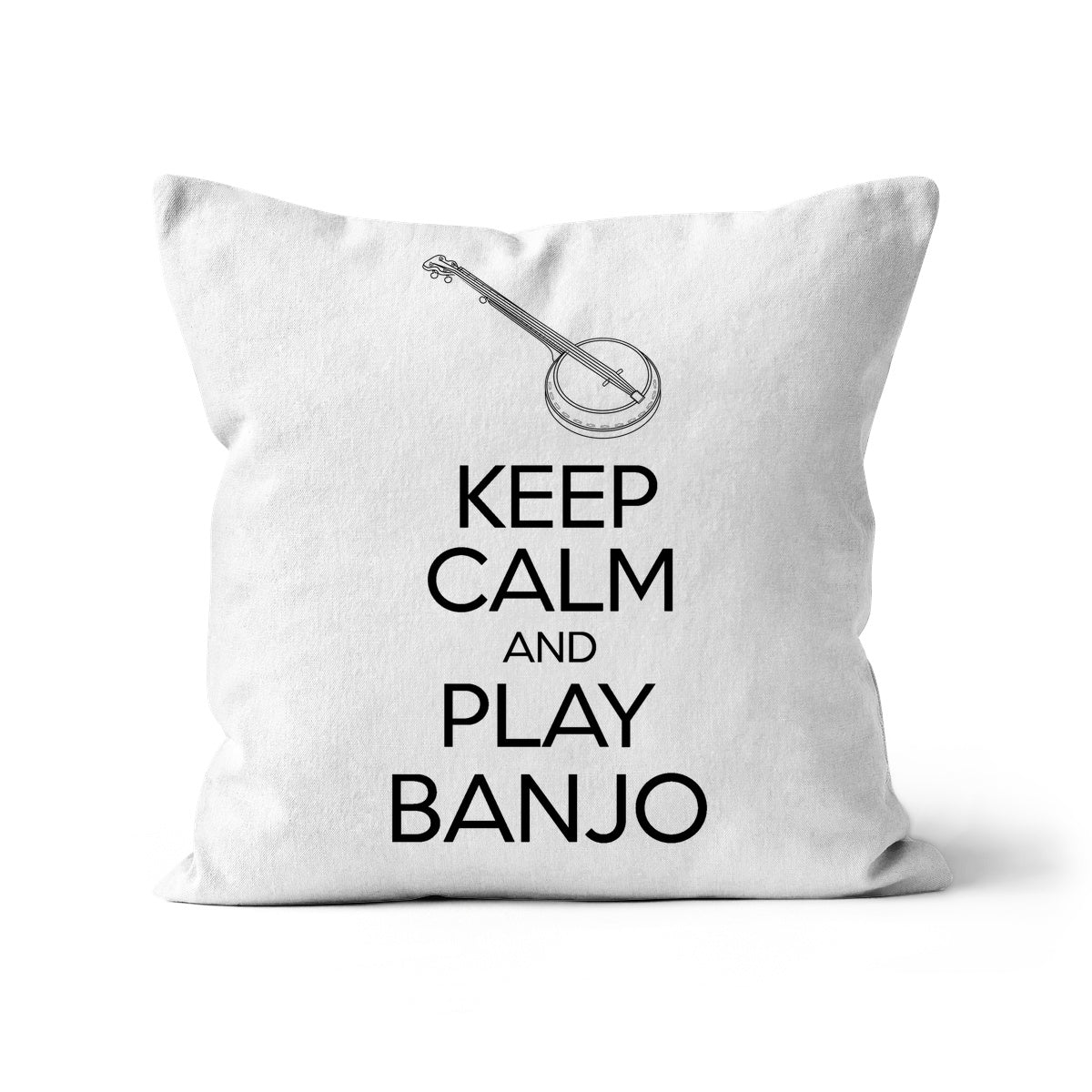 Keep Calm & Play Banjo Cushion