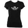 update alt-text with template Tribal Tattoo Ladies Fitted T-shirt - T-shirt - Black - Mudchutney