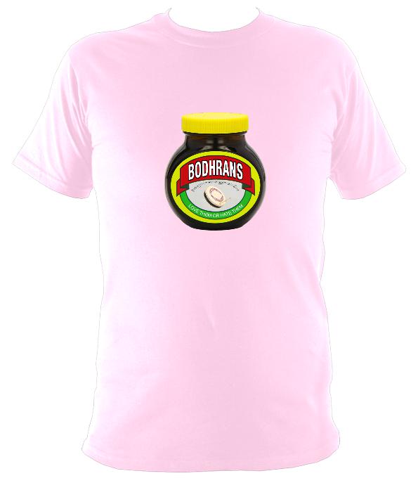 Bodhrans - Love or Hate them T-shirt - T-shirt - Light Pink - Mudchutney