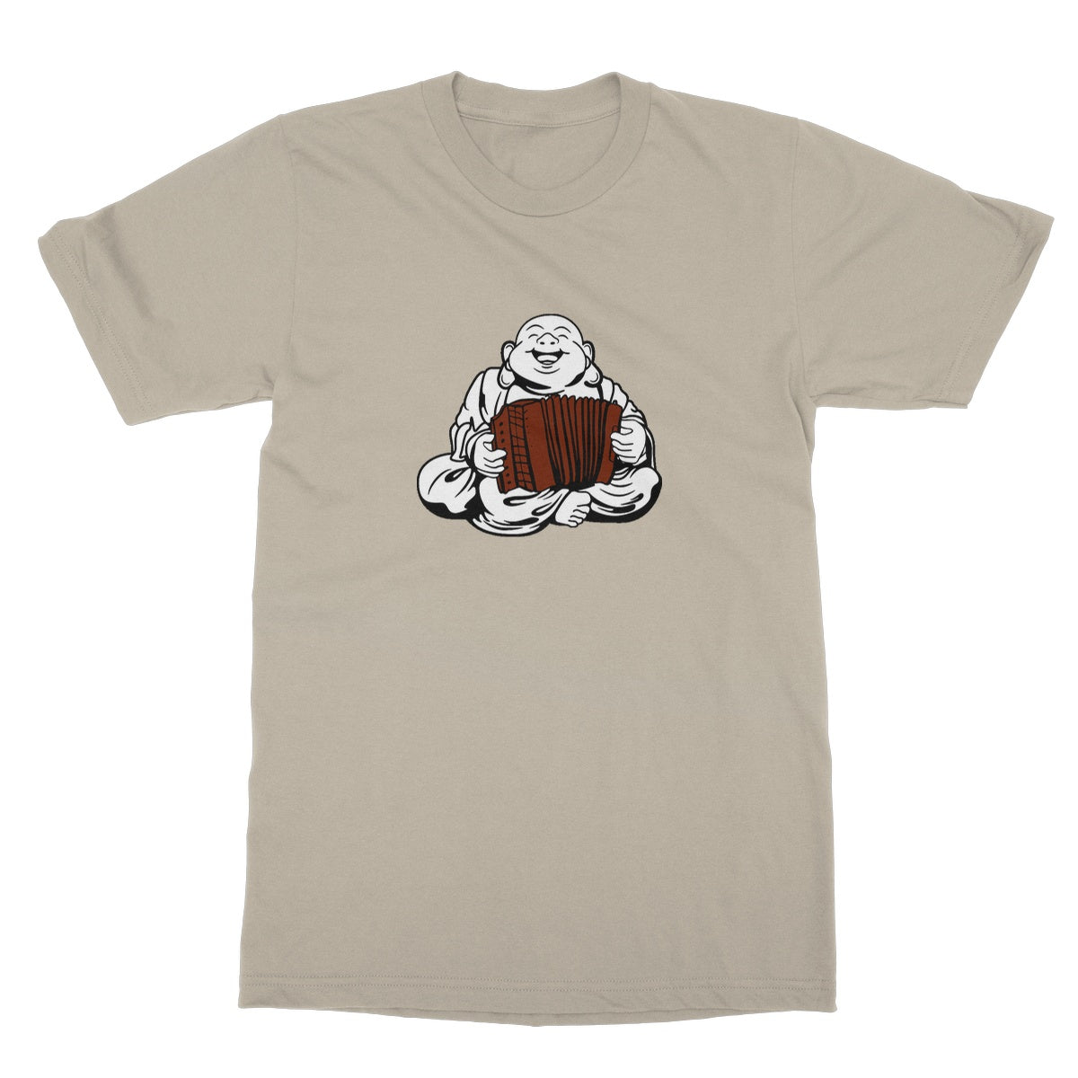 Melodeon Playing Buddha T-Shirt