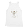 Da Vinci Vitruvian Man Accordion Tank Top