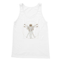 Da Vinci Vitruvian Man Accordion Tank Top