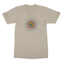 Colourful Wavy Sun T-Shirt