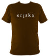 Eriska T-shirt - T-shirt - Dark Chocolate - Mudchutney